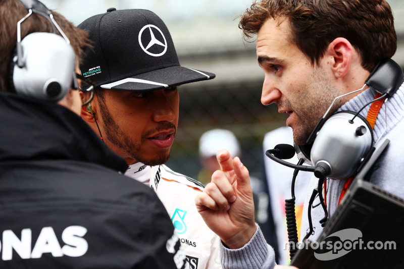 Lewis Hamilton, Mercedes AMG F1 on the grid