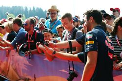 Daniel Ricciardo, Red Bull Racing con fans