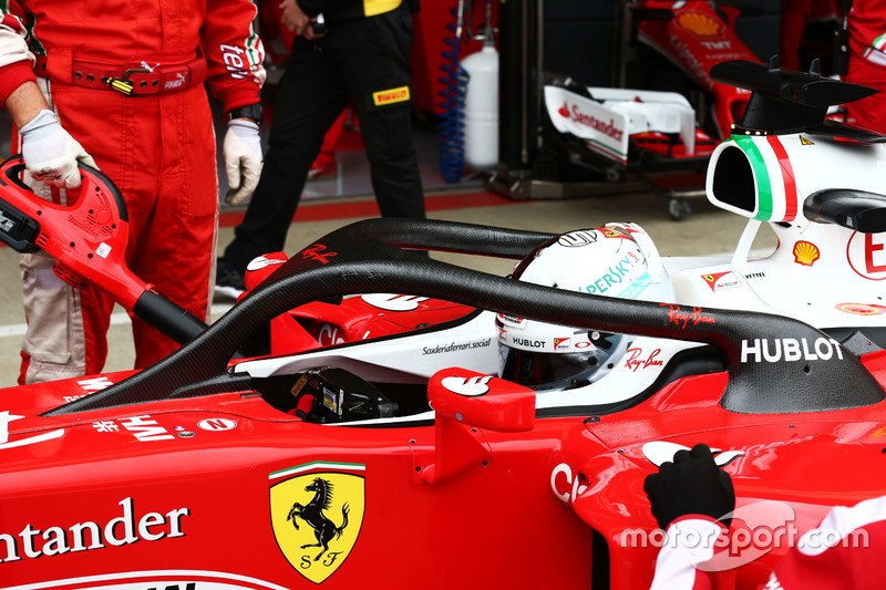 Sebastian Vettel, Ferrari SF16-H, mit Halo 2