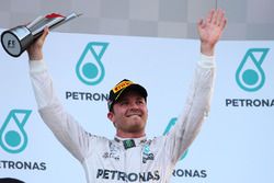 Podio: tercer lugar Nico Rosberg, Mercedes AMG F1 Team