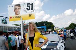 Chica de la parrilla de Nico Müller, Audi Sport Team Abt Sportsline, Audi RS 5 DTM