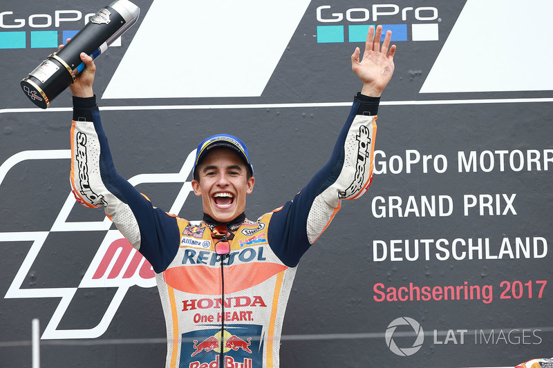 Podium: race winner Marc Marquez, Repsol Honda Team