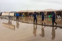 Flooding at the Bivouac in Oruro 