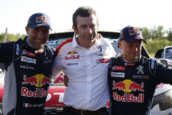 Winners Stéphane Peterhansel, Jean-Paul Cottret, Peugeot Sport with Bruno Famin