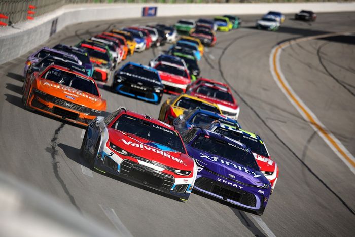 Kyle Larson, Hendrick Motorsports, Bubba Wallace, 23XI Racing