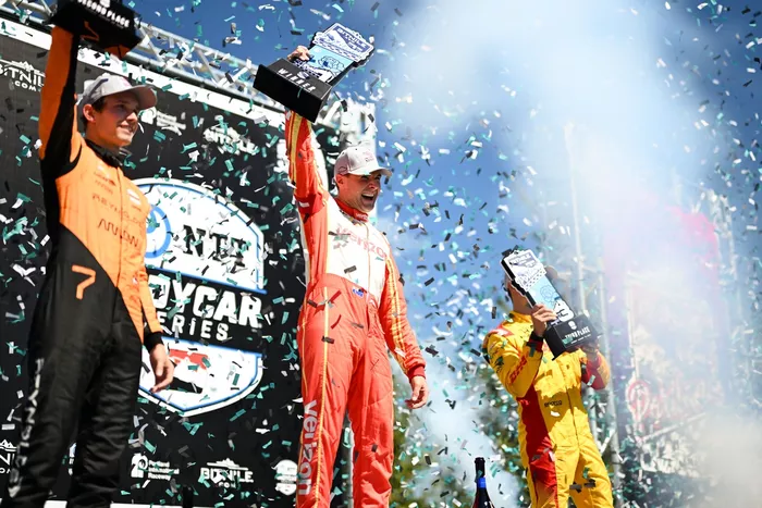 Christian Lundgaard, Arrow McLaren, Will Power, Team Penske, Alex Palou, Chip Ganassi Racing
