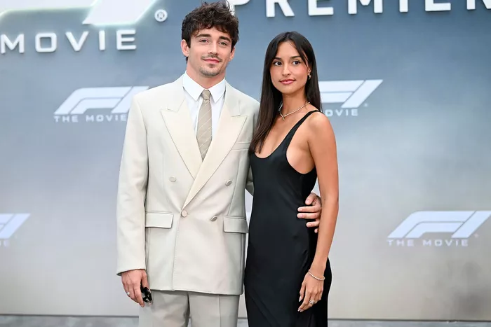 Charles Leclerc, Alexandra Saint Mleux at the World Premiere of F1 The Movie