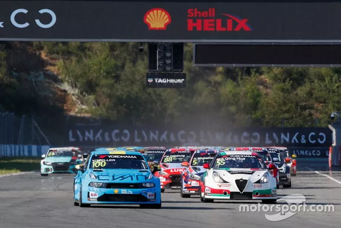Partenza, Yvan Muller, Cyan Racing Lynk & Co 03 TCR, al comando