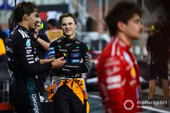 Oscar Piastri, McLaren, George Russell, Mercedes