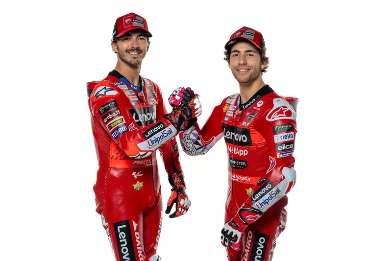 Francesco Bagnaia, Ducati Team, Enea Bastianini, Ducati Team