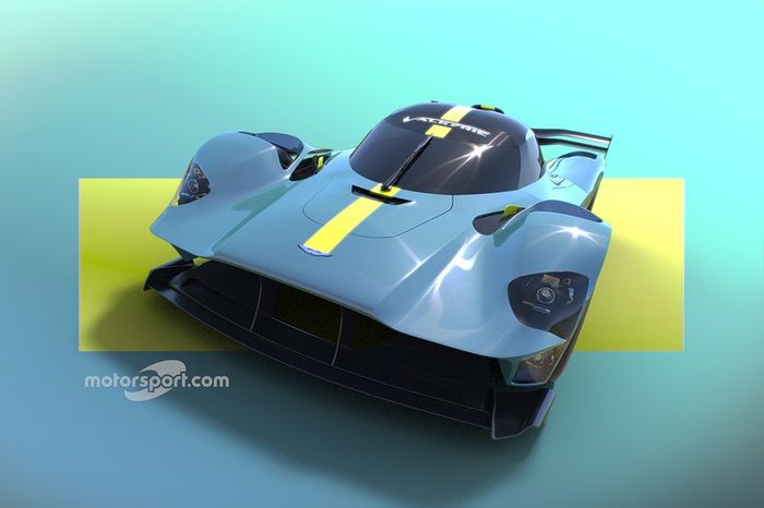 Render de Motorsport Network del hipercoche basado en el Aston Martin Valyrie 