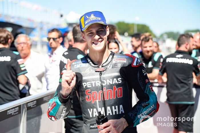 Ganador de la pole Fabio Quartararo, Petronas Yamaha SRT