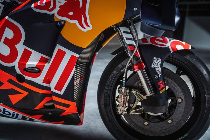 Detalle de la KTM RC16 de MotoGP 2023
