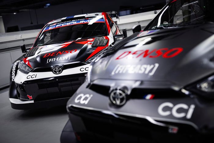 Ozdoby Toyota Racing na Rajd Finlandii