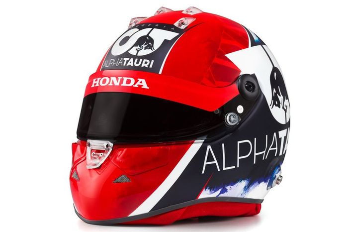 Helmet of Daniil Kvyat, AlphaTauri