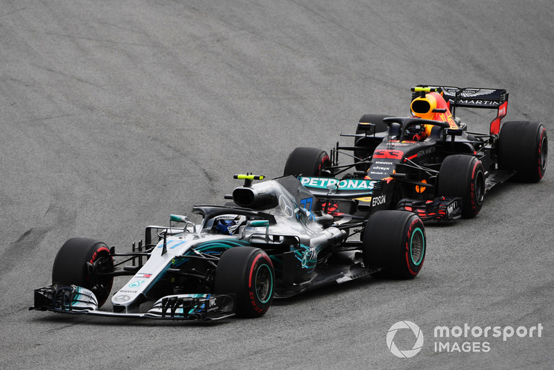 Валттері Боттас, Mercedes AMG F1 W09 EQ Power+, Макс Ферстаппен, Red Bull Racing RB14
