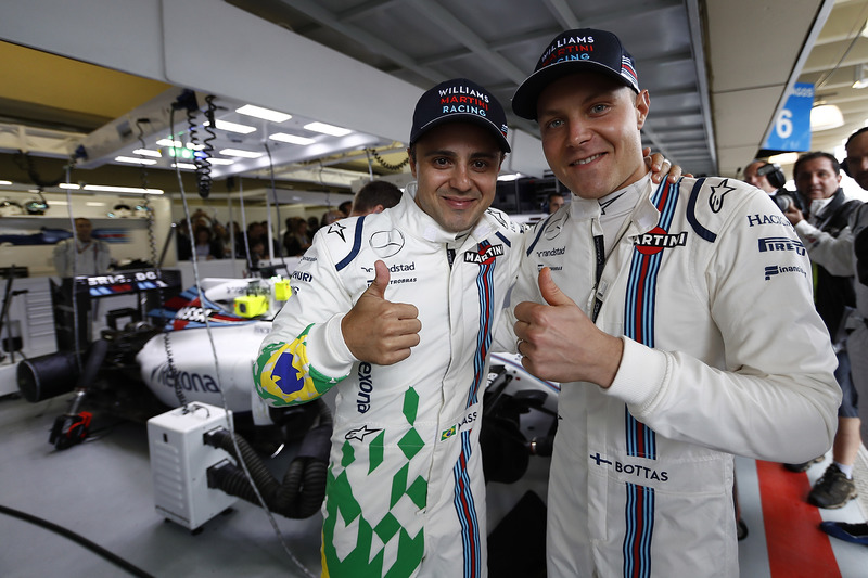 Felipe Massa, Williams; Valtteri Bottas, Williams