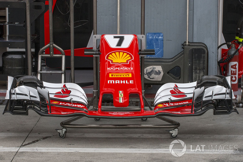 Ferrari SF70H nose and front wing