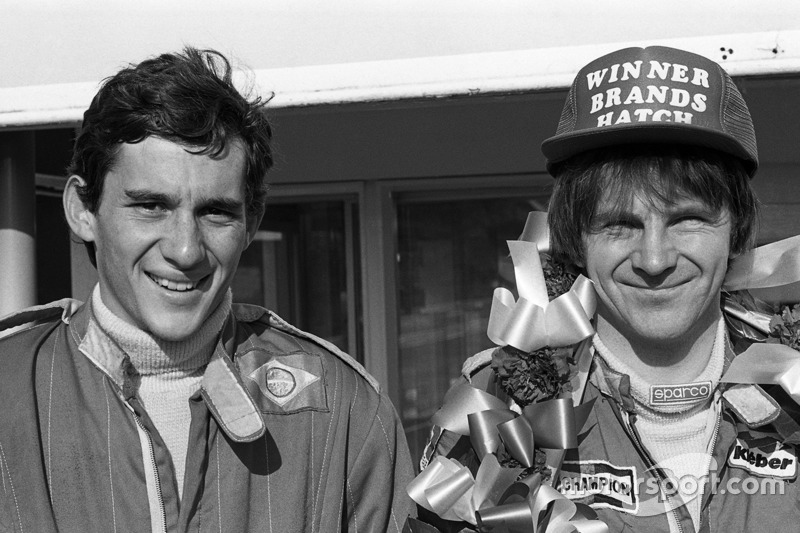 Ayrton Senna und Rick Morris