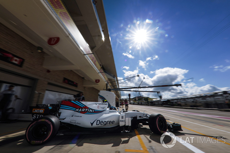 15: Lance Stroll, Williams FW40 (inc 3-place grid penalty)