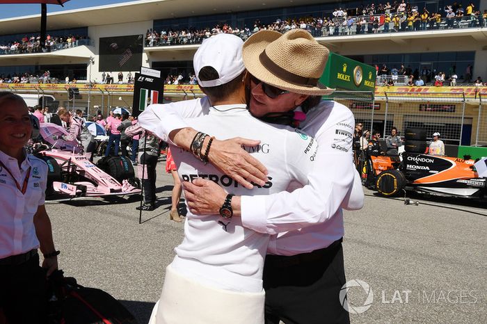 Lewis Hamilton, Mercedes AMG F1 y Mansour Ojjeh, TAG