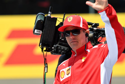 Kimi Raikkonen, Ferrari on the drivers parade