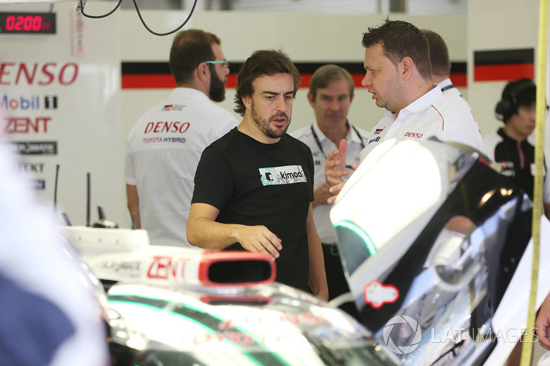 #8 Toyota Gazoo Racing Toyota TS050-Hybrid: Fernando Alonso
