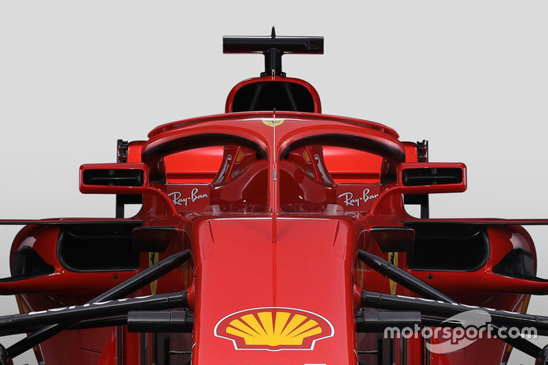 Ferrari SF71H, dettaglio dell'halo