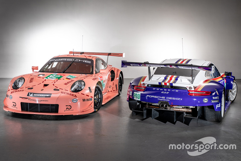 #92 Porsche GT Team Porsche 911 RSR #91 Porsche GT Team Porsche 911 RSR