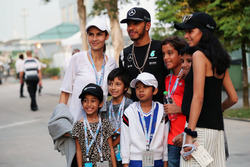 Lewis Hamilton, Mercedes AMG F1 with fans