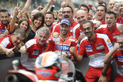 Le vainqueur Andrea Dovizioso, Ducati Team