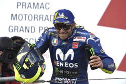 Podium: second place Valentino Rossi, Yamaha Factory Racing