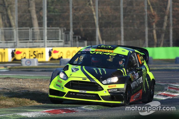 Valentino Rossi, Carlo Cassina, Ford Fiesta WRC