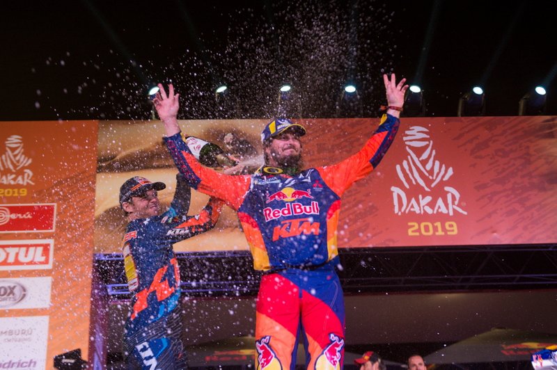 Podio: #3 Red Bull KTM Factory Racing KTM: Toby Price