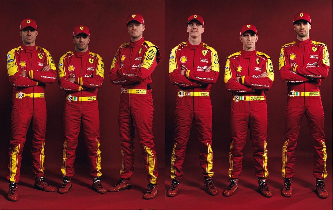 Alineación de pilotos de Ferrari