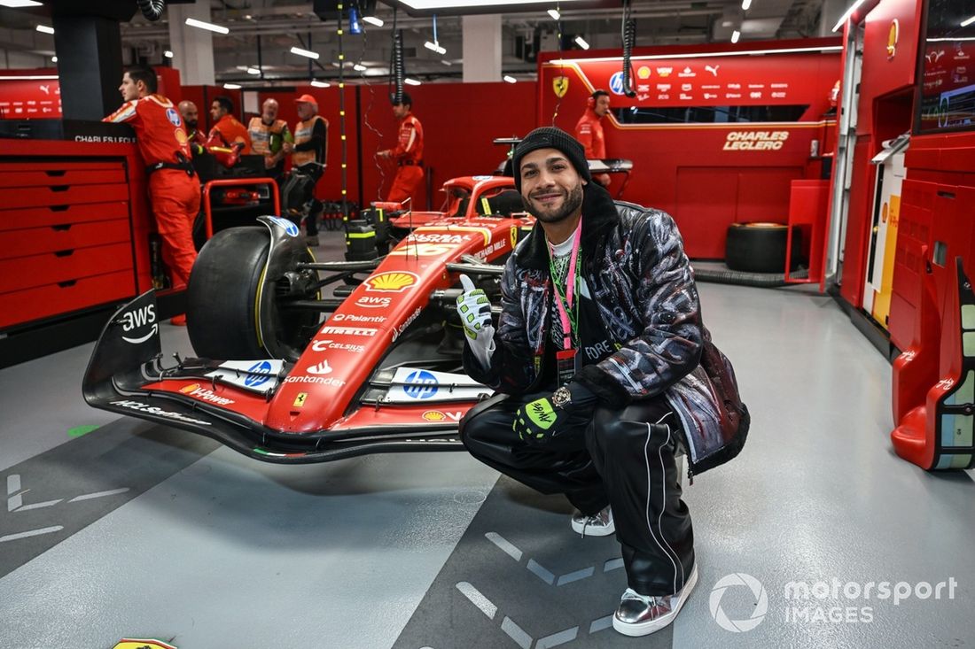 Scuderia Ferrari Puma gościem Marcell Jacobs Włoski sprinter