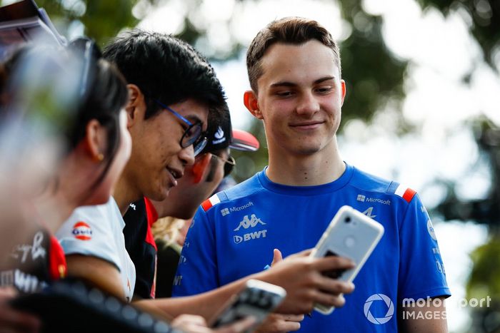 Oscar Piastri, piloto reserva de Alpine F1 Team