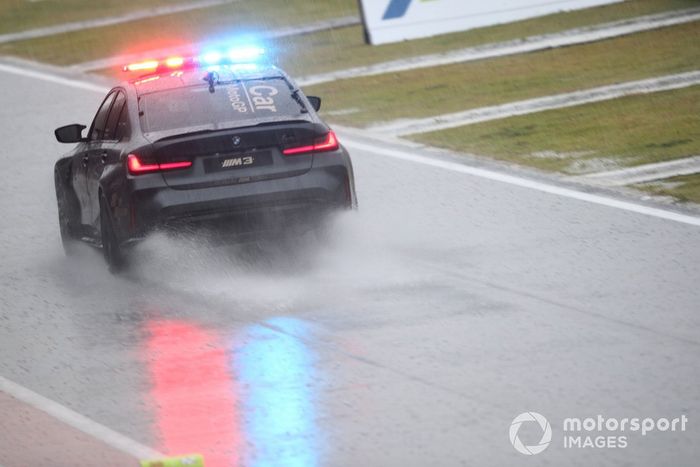 Lluvia en el circuito de Mandalika
