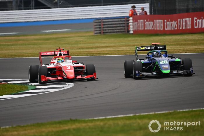 Logan Sargeant, Prema Racing y Cameron Das, Carlin