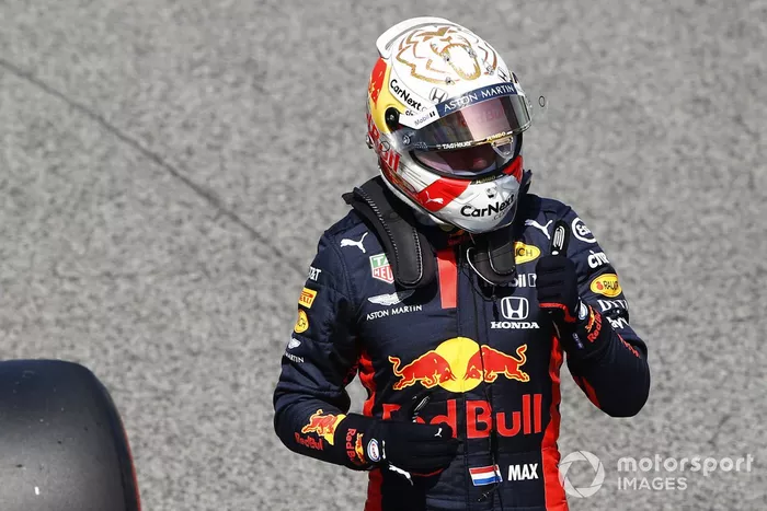 Tercero Max Verstappen, Red Bull Racing