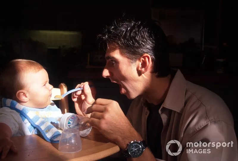 Damon Hill with his family