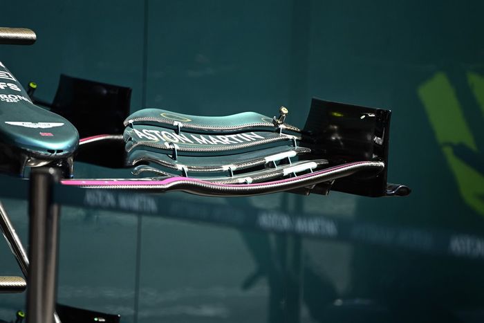 Detalle del Aston Martin AMR21