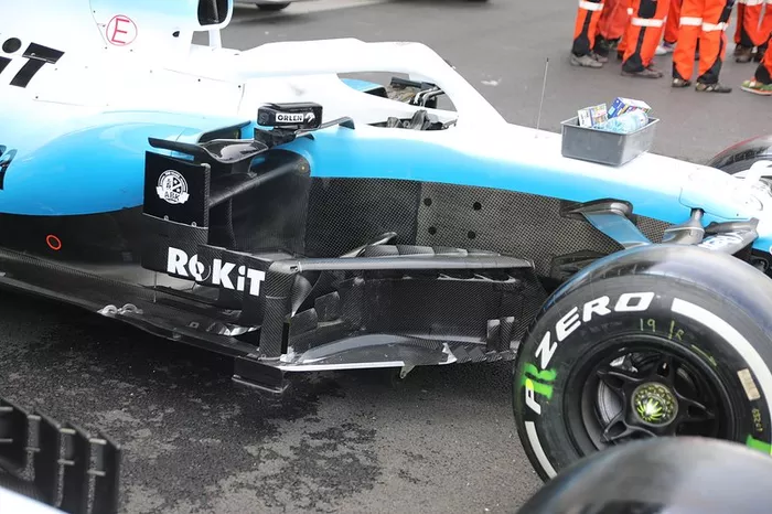 Williams Racing FW42, bargeboard