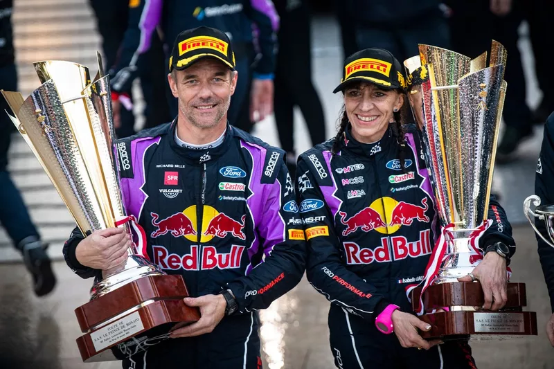 Les vainqueurs Sebastien Loeb, Isabelle Galmiche, M-Sport Ford World Rally Team