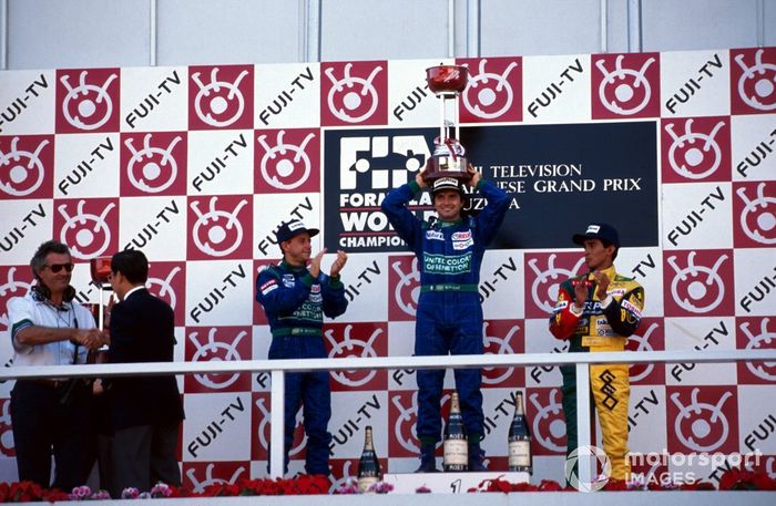 1990: 1. Nelson Piquet, 2 Roberto Moreno, 3. Aguri Suzuki