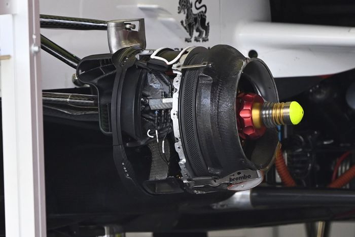 Detalle del Alfa Romeo Racing C41 