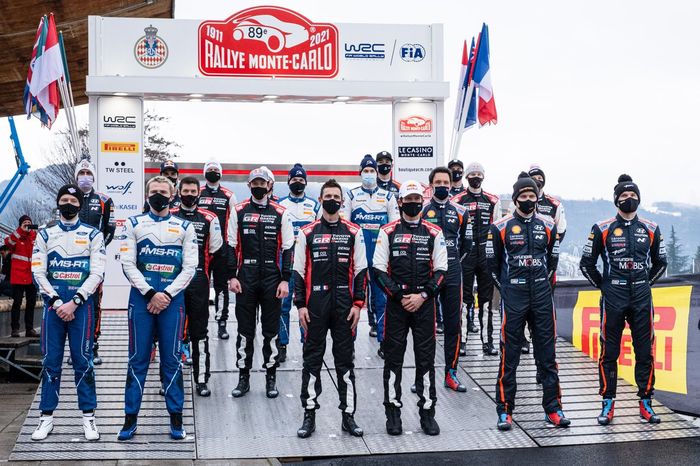 Todos los pilotos del Rally de Montecarlo del WRC 2021