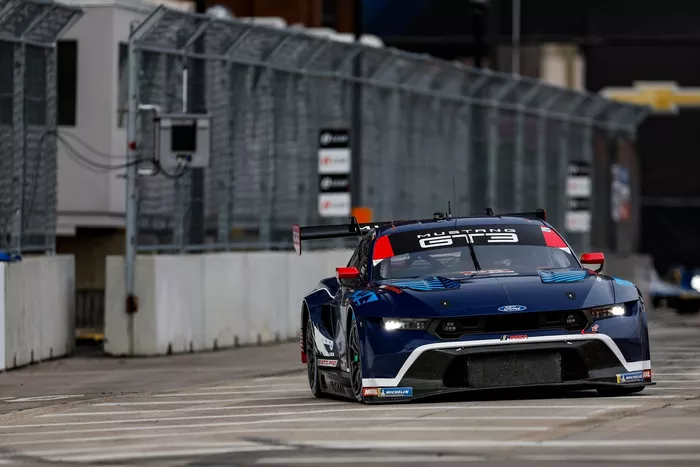 #65 Ford Multimatic Motorsports Ford Mustang GT3: Christopher Mies, Frederic Vervisch