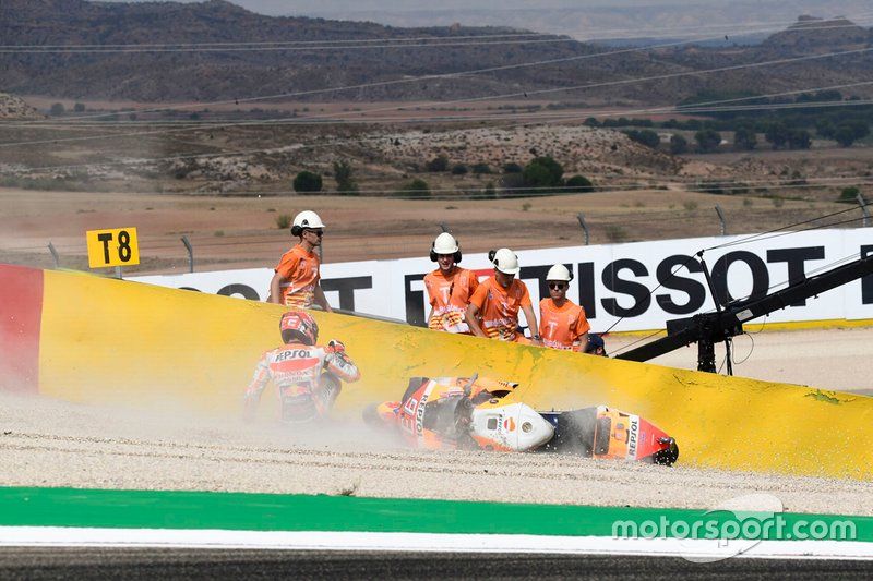 Accidente de Marc Márquez, Repsol Honda Team