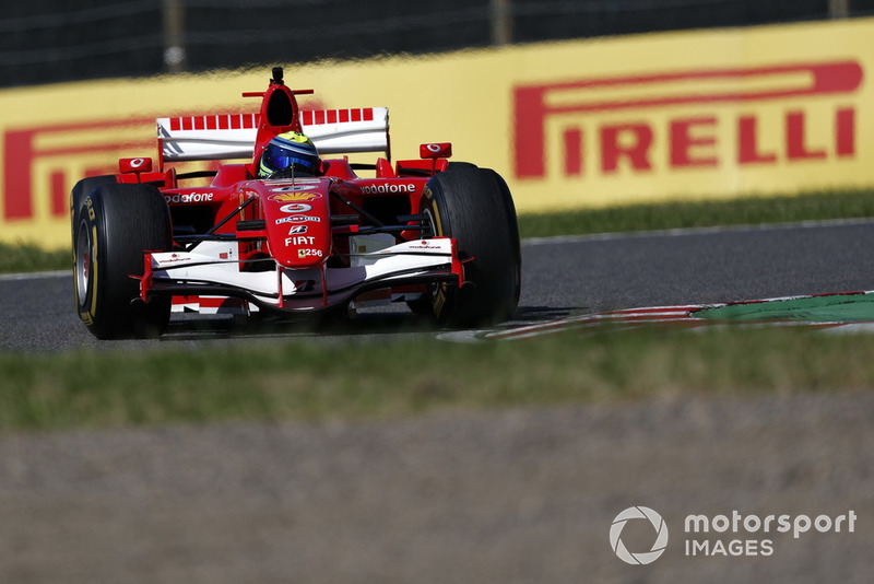 Felipe Massa, Ferrari lors des Legends F1 30th Anniversary Lap Demonstration
